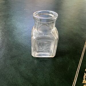 Vintage Antique Small Sanford’s Glass Inkwell